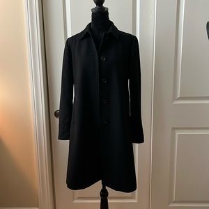 Banana Republic long women wool blend coat size Small